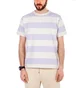 Norse Projects Johannes Wide Stripe (Lila / Hellbeige)