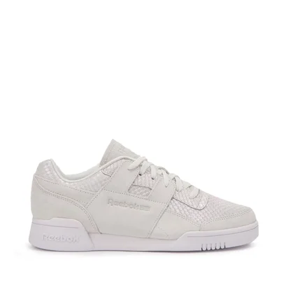 Reebok Workout LO Plus Textural W (Silbergrau / Weiß)