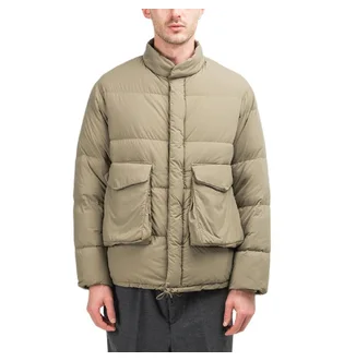 Snow Peak Recycled Nylon Ripstop Down Jacket (Beige)
