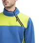 Stüssy Drift Diagonal Zip Pullover (Blau / Lime)