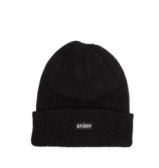 Stüssy Small Patch Watchcap Beanie (Schwarz)