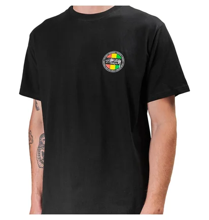 Stüssy Surf Dot Tee (Schwarz)