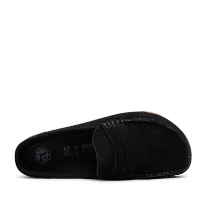 Birkenstock Naples Suede Leather (Schwarz)
