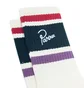 Parra Striper Logo Crew Socks (Weiß / Multi)