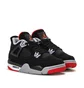 Air Jordan 4 Retro (GS) 'Black Cement' (Schwarz / Rot)