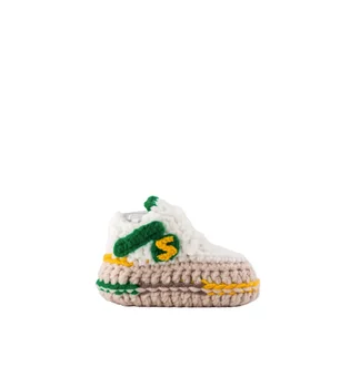 Baby Sneakers New Balance Leon (Grün / Gelb / Weiss)