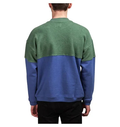 Brain Dead Split Crewneck (Grün / Blaubeere)