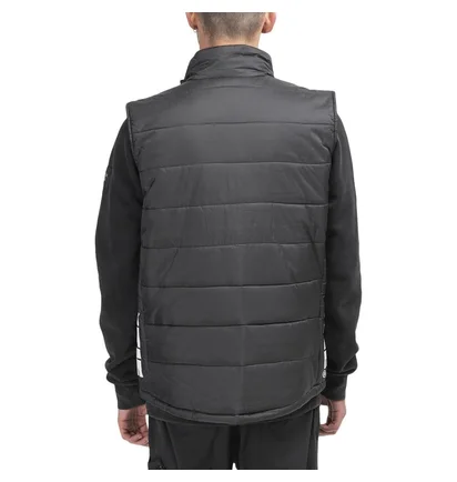Chrystie NYC OG Logo Puffer Vest (Schwarz)