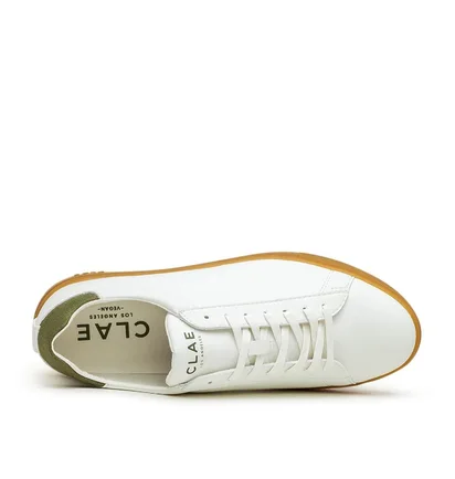Clae Bradley Vegan (Weiß / Oliv / Gum)