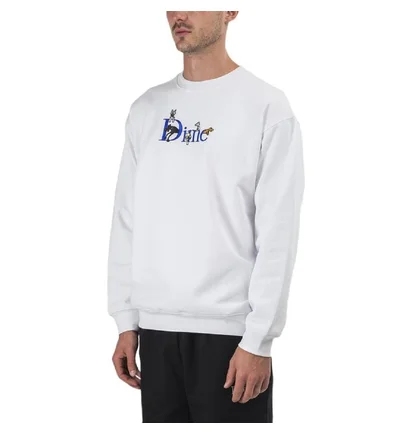 Dime Dog Classic Logo Crewneck (Weiß)