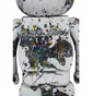 Medicom 100% + 400% Jackson Pollok Studio Splash Be@rbrick Toy