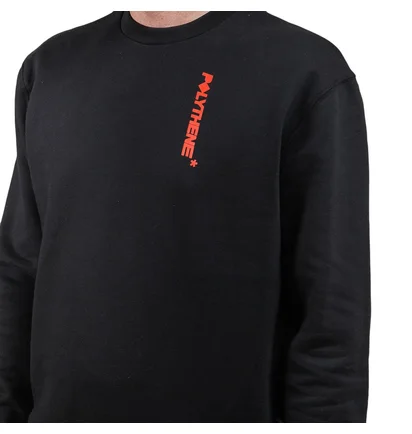 Polythene* Optics Metal Rod Crewneck Sweater (Schwarz)