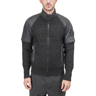 Stone Island Shadow Project Convertible Knit Jacket (Schwarz)
