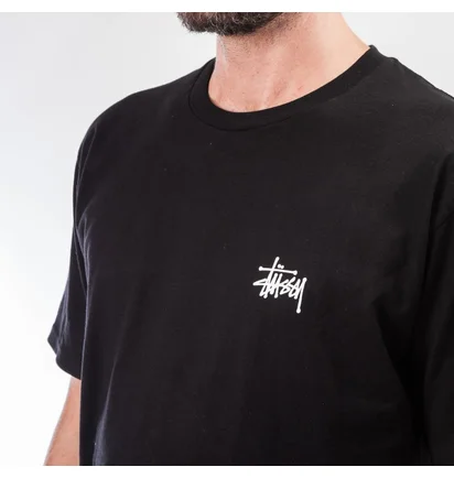Stüssy Basic Stüssy Tee (Schwarz)