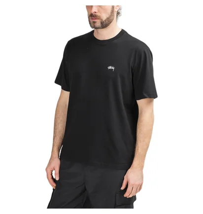 Stüssy Stock Logo Tee (Schwarz)