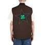 Converse x Patta Four-Leaf Clover Utility Reversible Padded Vest (Braun)