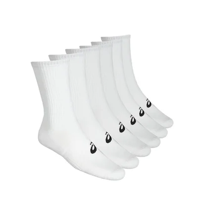 Asics Sportstyle 6PPK Crew Socken (Weiß)