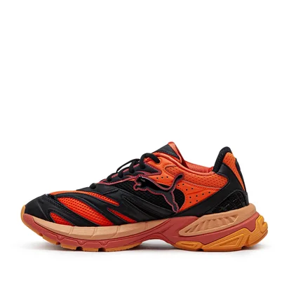 Puma x Pleasures Velophasis Layers (Orange / Schwarz)