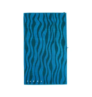 Parra Aqua Weed Waves Beach Towel (Blau / Petrol)