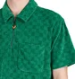 Brain Dead Knit Check Half Zip Shirt (Grün)