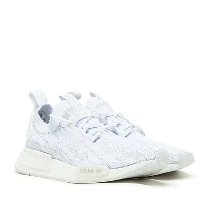 adidas NMD_R1 Primeknit (Weiß / Grau)