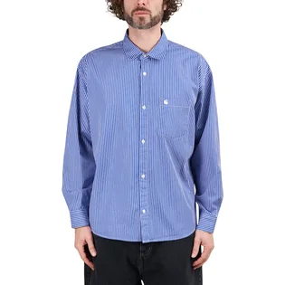 Carhartt WIP L/S Drake Shirt (Blau / Weiß)