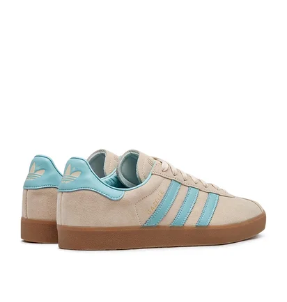 adidas Gazelle 85 (Beige / Hellblau)