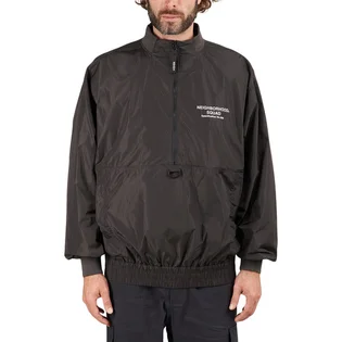 Neighborhood Staff Nylon Popover E-Jacket (Schwarz)