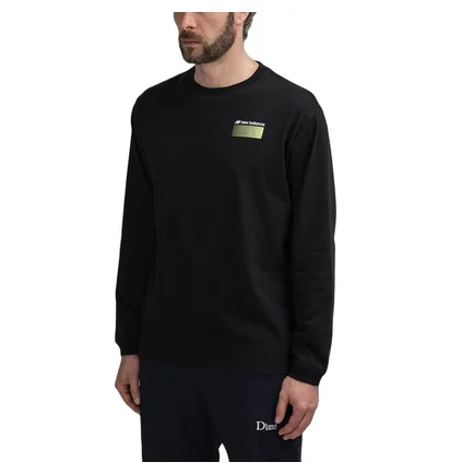 New Balance MT01537 BK Sport Style Optiks Long Sleeve Tee (Schwarz)