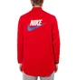 Nike NSW Taped Track Jacket Poly (Rot / Weiß)