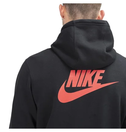 Nike x Stranger Things Club Po Hoodie (Schwarz / Rot)
