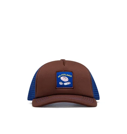 No Problemo Trucker Cap (Braun / Blau)