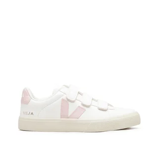 Veja WMNS Recife Logo Chromefree Leather (Weiss / Pink)