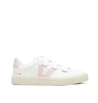 Veja WMNS Recife Logo Chromefree Leather (Weiss / Pink)