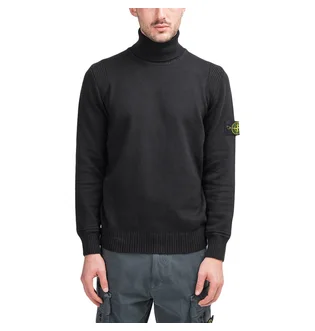 Stone Island Knitted Turtleneck (Schwarz)
