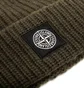 Stone Island Rib Knit Beanie (Olive)