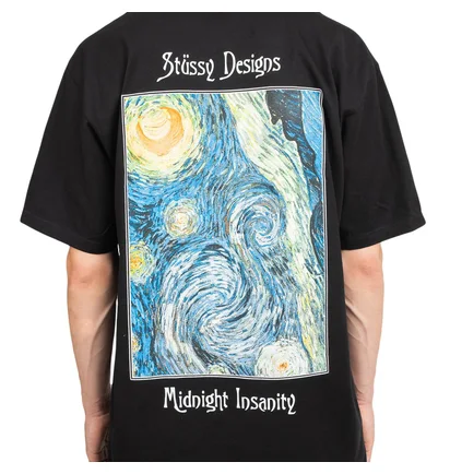 Stüssy Midnight Insanity T-Shirt (Schwarz)