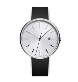 Uniform Wares M40 PreciDrive Datumsanzeige (Polierter Stahl / Schwarzes Nappa)