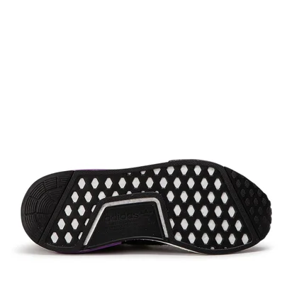 adidas NMD_R1 Primeknit (Schwarz / Lila)