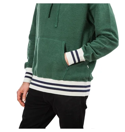 Aimé Leon Dore Reverse Fleece Logo Hoodie (Grün)