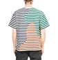 Brain Dead Organic Paneled Stripe Shirt (Multi)