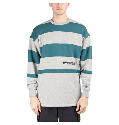Karhu Uni Stripe Sweatshirt (Grau / Grün)