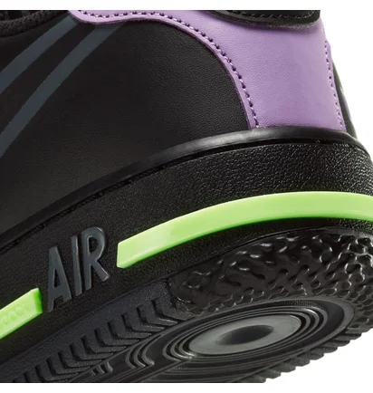 Nike Air Force 1 React (Schwarz / Neon Grün)