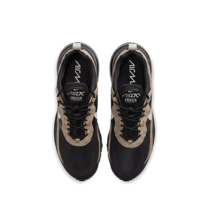 Nike Air Max 270 React (Schwarz / Braun)