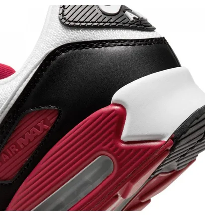 Nike Air Max 90 (Weiß / Schwarz / Bordeaux)
