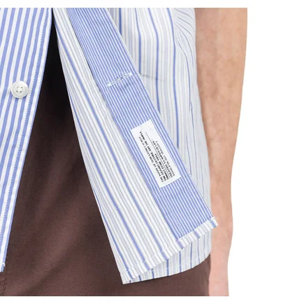 Norse Projects Carsten SS Poplin Shirt (Blau / Weiß)