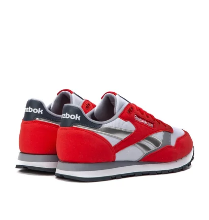 Reebok Classic Leather (Rot / Silber)