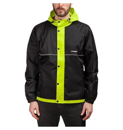 Stüssy Honeycomb Hooded Jacket (Schwarz / Gelb)