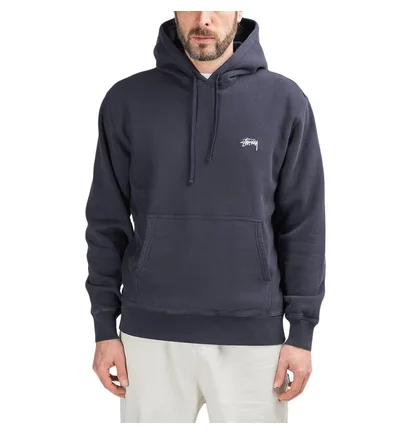 Stüssy Stock Logo Hoodie (Navy)