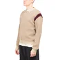 Stüssy Waffle Knit Longsleeve Zip Polo (Khaki)